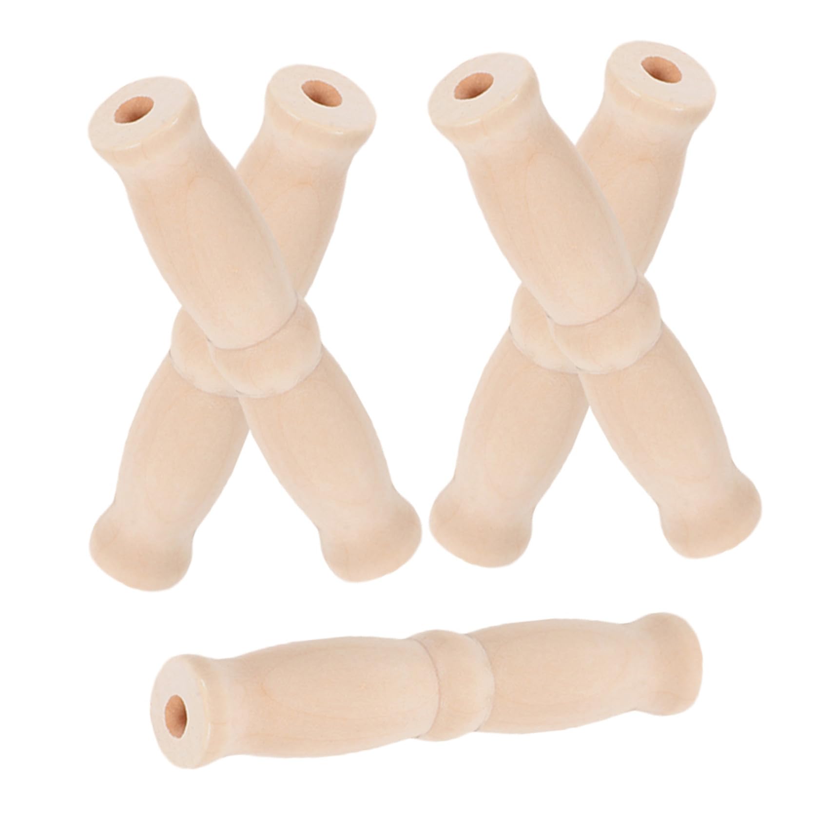 Poignées en bois ergonomiques contre la douleur aux mains pour porter seaux et paniers de 9 cm