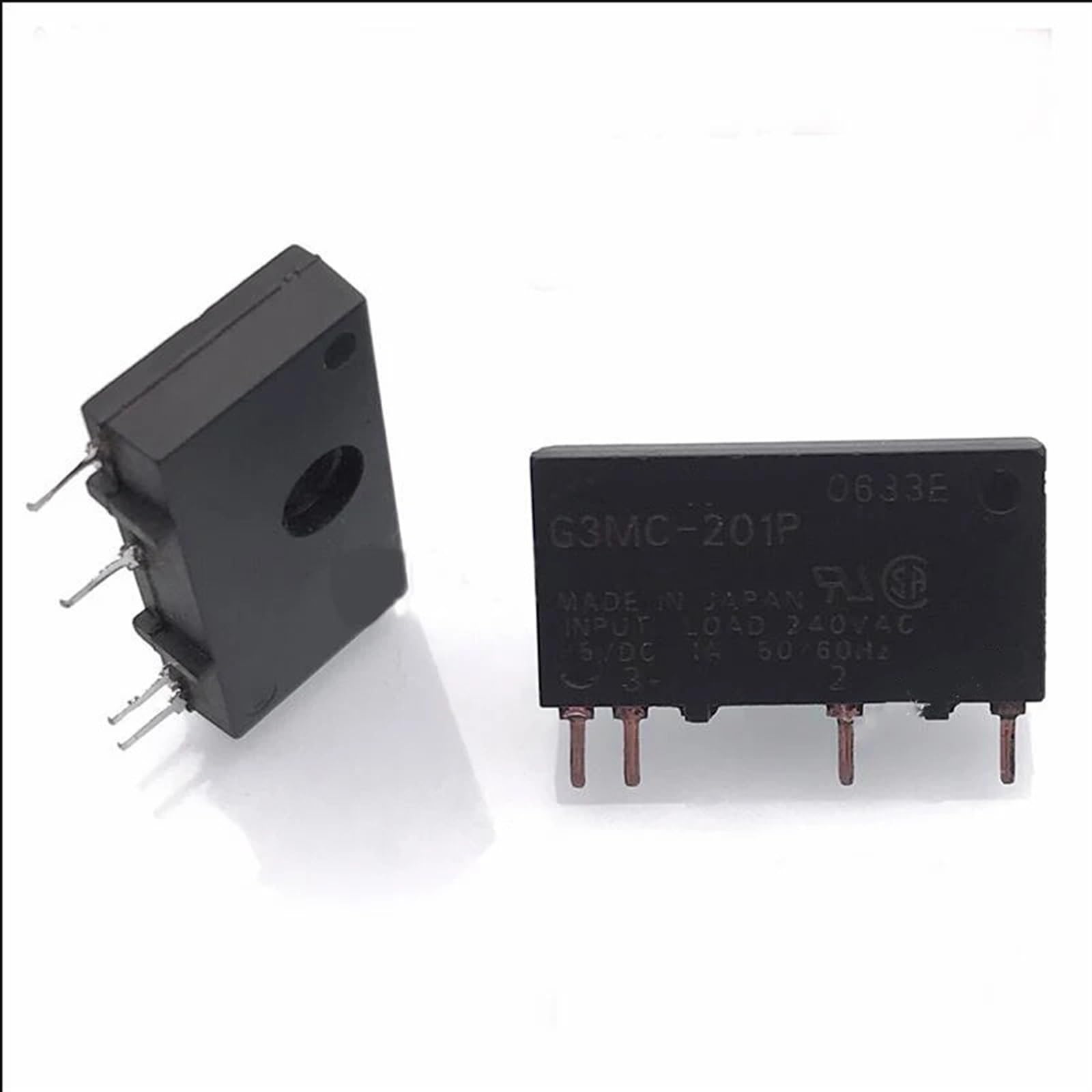 Relé de 5V G3MC-201P G3MC201P 5VDC 4PIN componentes electrónicos para PCB 5 uds 2