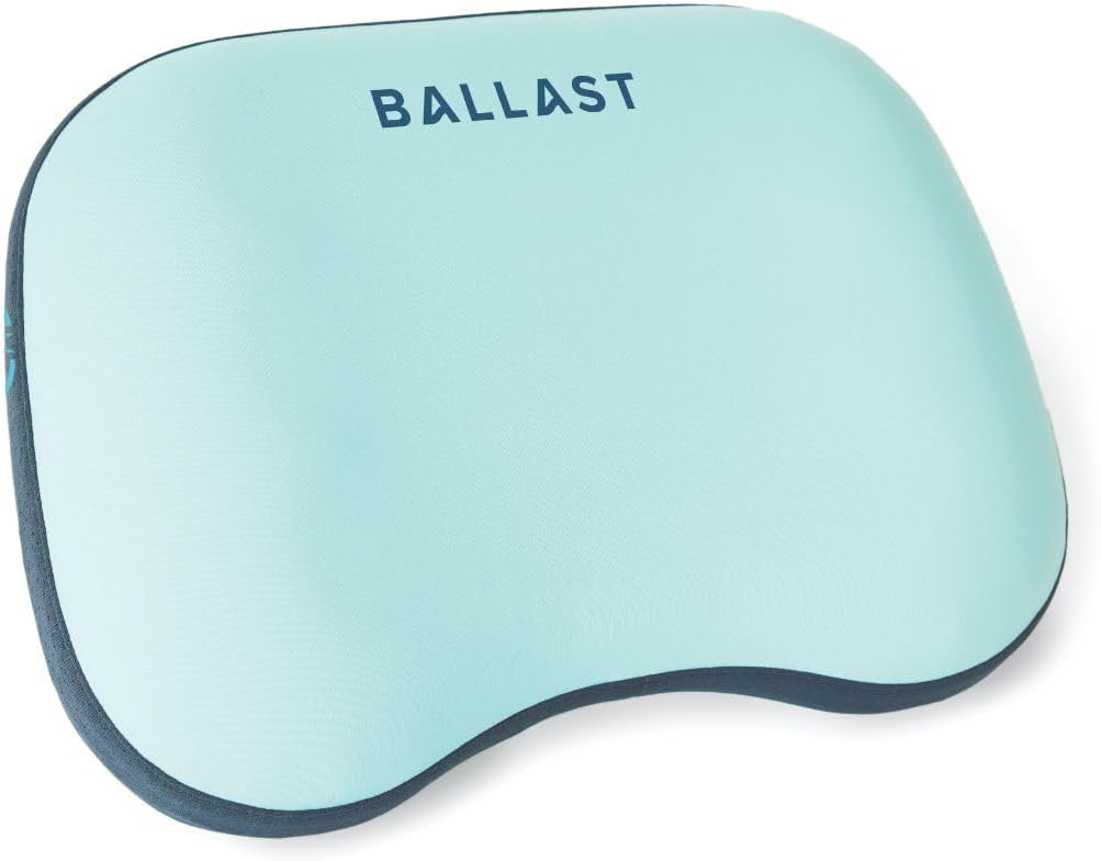 Ballast Beach Pillow - A Comfy Inflatable Camping Pillow That Stays Put On Windy Beaches, Great for Pools, Festivals, and Camping - Flamingo Pink (Standard Edition)