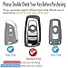 COMPONALL Key Fob Cover for BMW, Key Fob Case for BMW 1 3 4 5 6 7