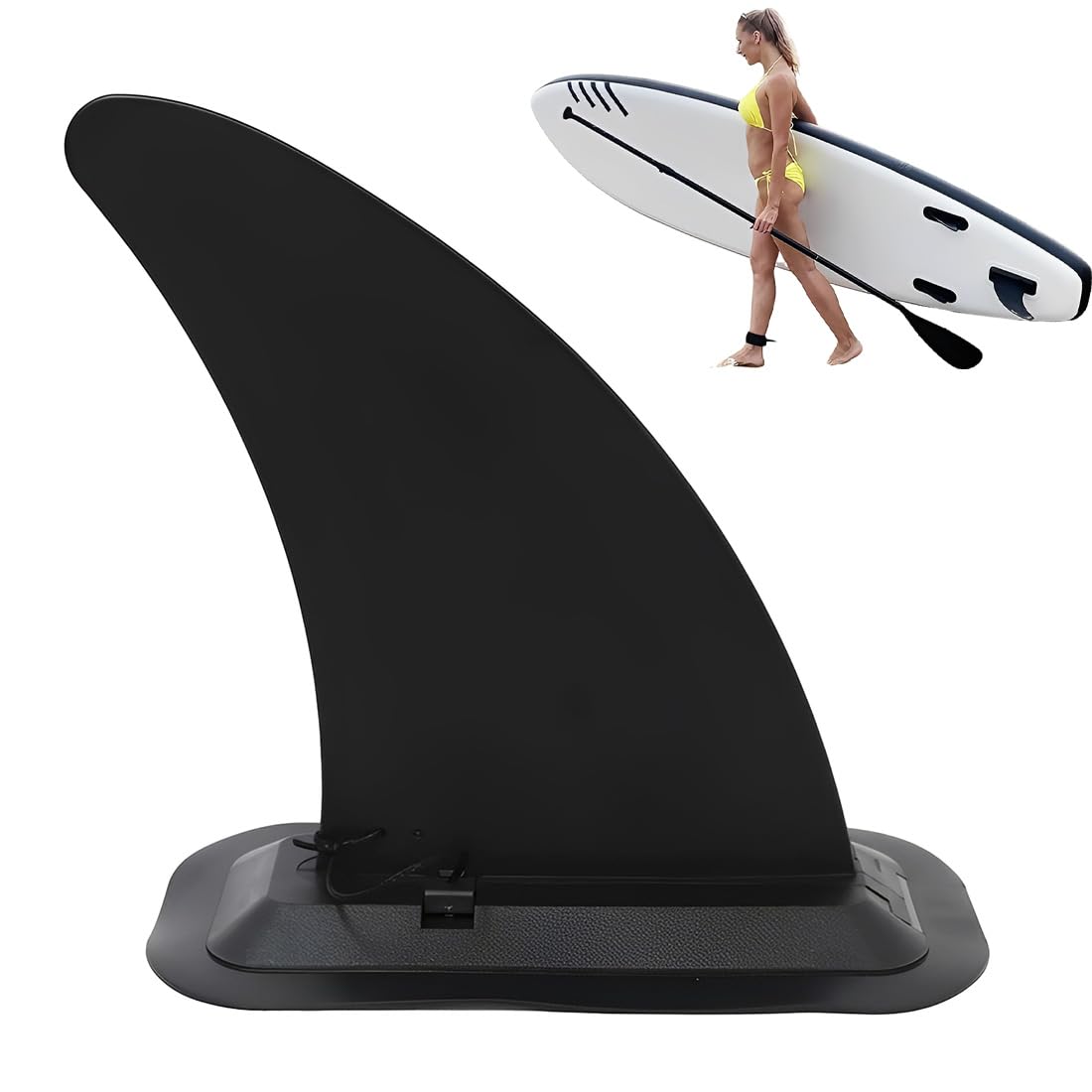 Universal Removable Surfboard Fin, Reforzado Quilla Surf Accesorios para Longboard Paddle Board Inflable