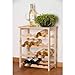 Unbekannt Weinregal Holz ausreichend für 16 Flaschen 46 x 23 x 55 cm, Natur (1 Stück)