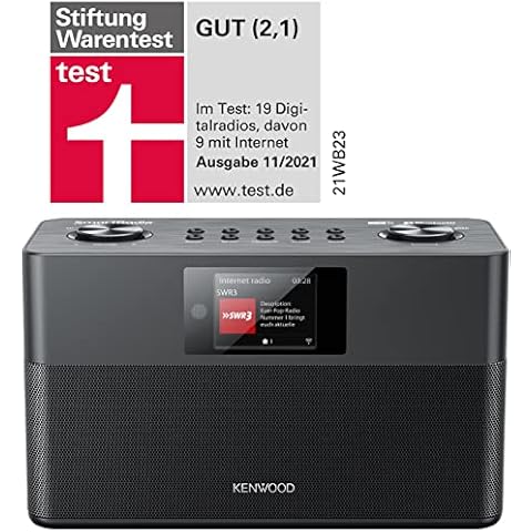 KENWOOD CR-ST100S-B - Smart-Radio mit Internetradio, WLAN, 2 x 10 W RMS, Bassreflex Lautsprecher, DAB+, UKW Cover