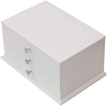 Jewelry Boxes Jewelry Box 3-Layer Jewelry Box Flannel Jewelry Storage Case Necklace Earrings Rings Bracelets Display for Women Jewellry Holder WomenBeige Beige