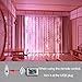 Elnsivo 300LED Curtain String Light 16Color Changing Curtain Lights Romote Control USB Plug Background Colorful Lights 9.89.8ft for Wedding Party Bedroom Wall Drop Decoration(RGB Window Lights