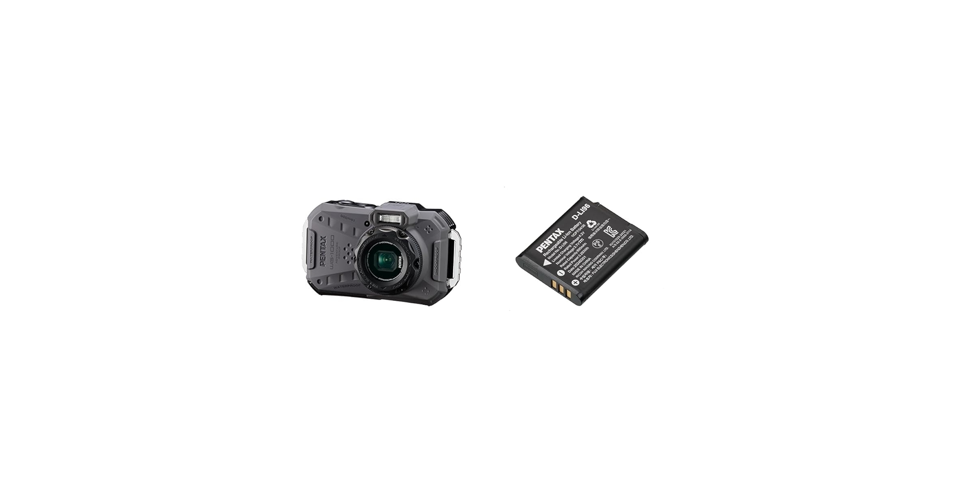 Amazon | ペンタックス PENTAX WG-1000 グレー【バッテリー