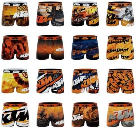 Lot de 4 boxers homme Ktm Imprimé Ktm - Noir - Homme - 34.90