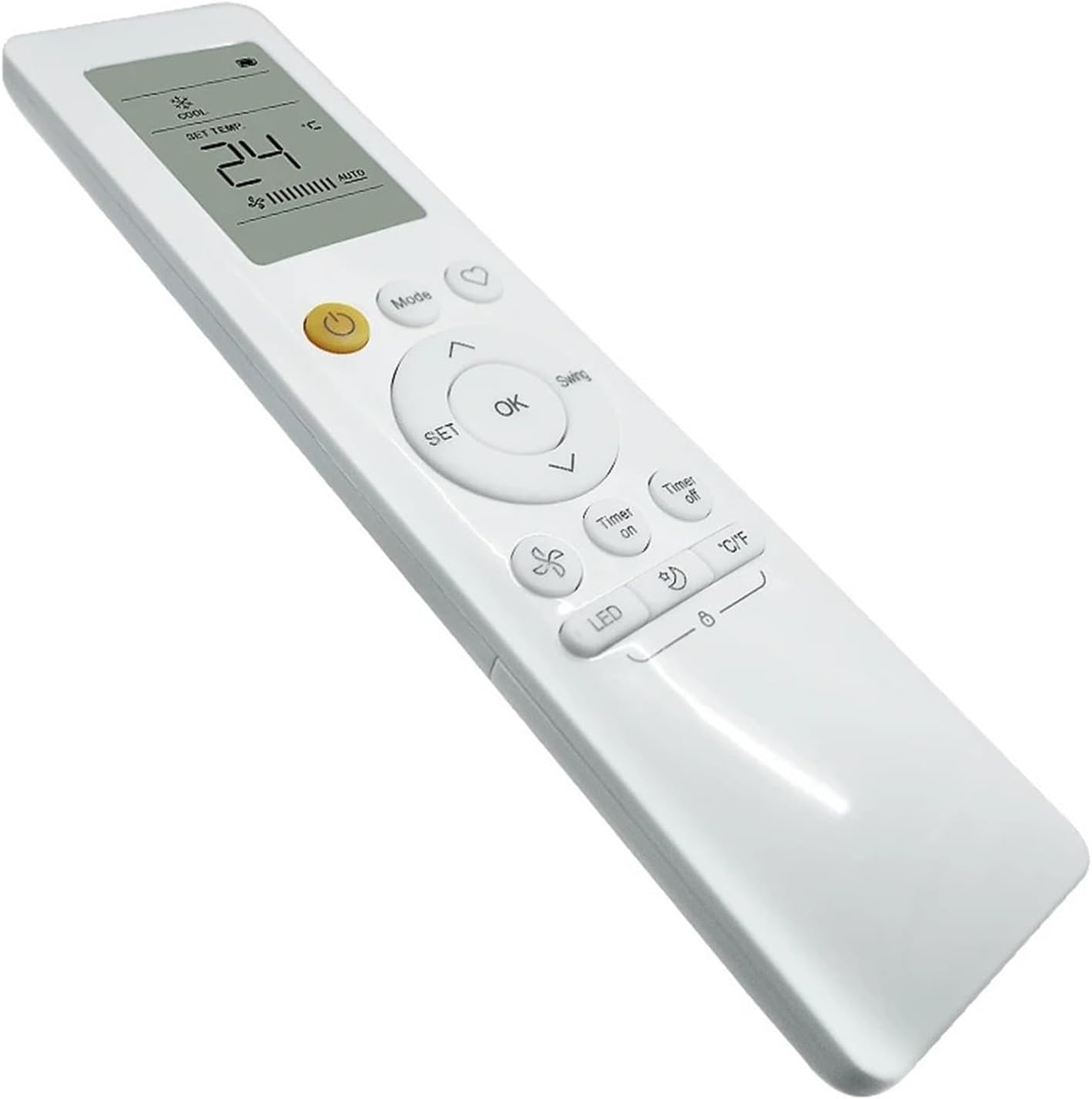 New Model RG10F2(B2)/BGEFU1 Air Conditioner Remote Control, Compatible with Heating/Cooling Air Conditioners.