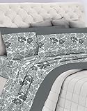 GEMITEX Completo Letto Cotone In, 100% COTONE, Traspirante, Privo di Sostanze Nocive, Qual...