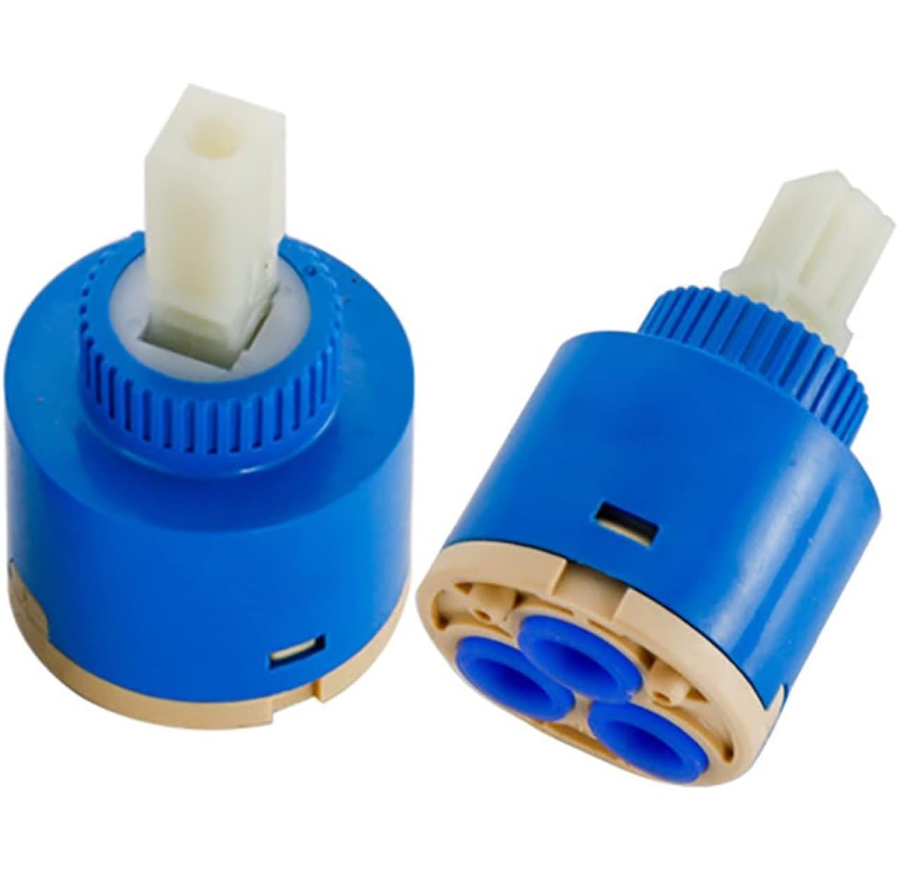 Cartuchos cerámicos para grifos， Cartucho de Grifo de cerámica de 40 mm, 35 mm/40 mm, Cartucho de Disco de cerámica Monomando for grifos mezcladores de baño o Cocina(40mm)