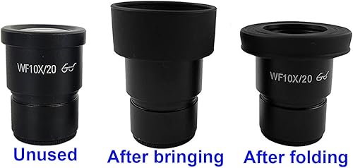 Miniatura 3 de 2 unidsset 1.339 in de diámetro de goma ocular cubierta protectores de ojos escudos de protección estéreo microscopio telescopio monocular binocular