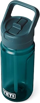 YETI Yonder 600 ml/20 oz Water Bottle with Yonder Straw Cap, Agave Teal