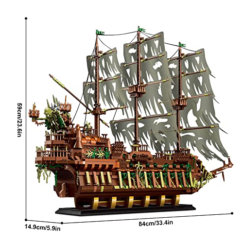Mould King Pirate Ship Building Blocks Set, Ship Model Building Blocks Toys 13138, Simulation Ship Model Building Bricks Toy, 3653 Pieces For Model Fans And Kids 14+ Years #TOP5