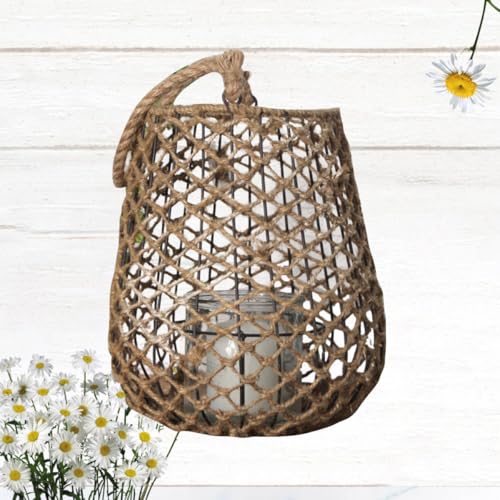 Lampe solaire extérieure décorative marron pour terrasse de restaurant - 4