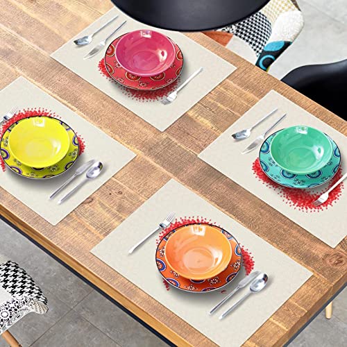 Sets de table pour protéger la table de la chaleur Creative Hearts Be My antidérapant 6x - 8