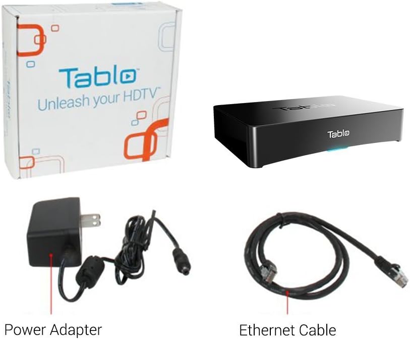Tablo 4-Tuner Digital Video Recorder [DVR] for Over-The-Air [OTA] HDTV with Wi-Fi for LIVE TV Streaming
