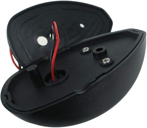 Vista 5 de Pactrade Marine Luces de navegación para barcos, luces laterales LED rojas y verdes (montaje vertical) - Carcasa negra de 1 NM Luces de navegación