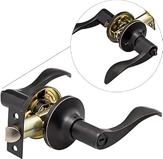 Berlin Modisch Privacy Lever Door Handle [Thumb Turn Lock on The Inside]