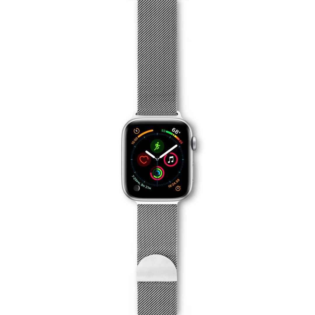 EPICO MILANESE BAND FOR APPLE WATCH 42/44 mm - silver