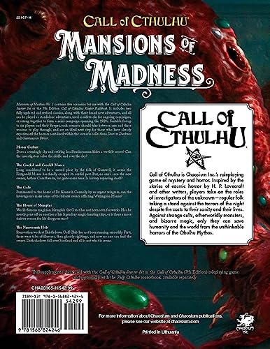 Mansions Of Madness Vol.i (Call Of Cthulhu) #TOP1