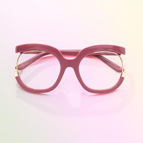 Miniatura 8 de VOOGLAM Fredia OX739865 - Marco de lentes cuadrados de gran tamaño con lente transparente para mujer