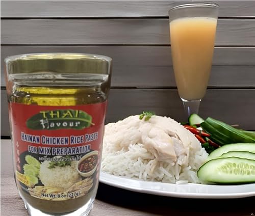 Thai Flavour Hainan Chicken Rice Paste for Mix Preparation, 8 oz