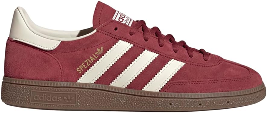 adidas Mens Handball Spezial Lace Up Sneakers Shoes Casual - Red