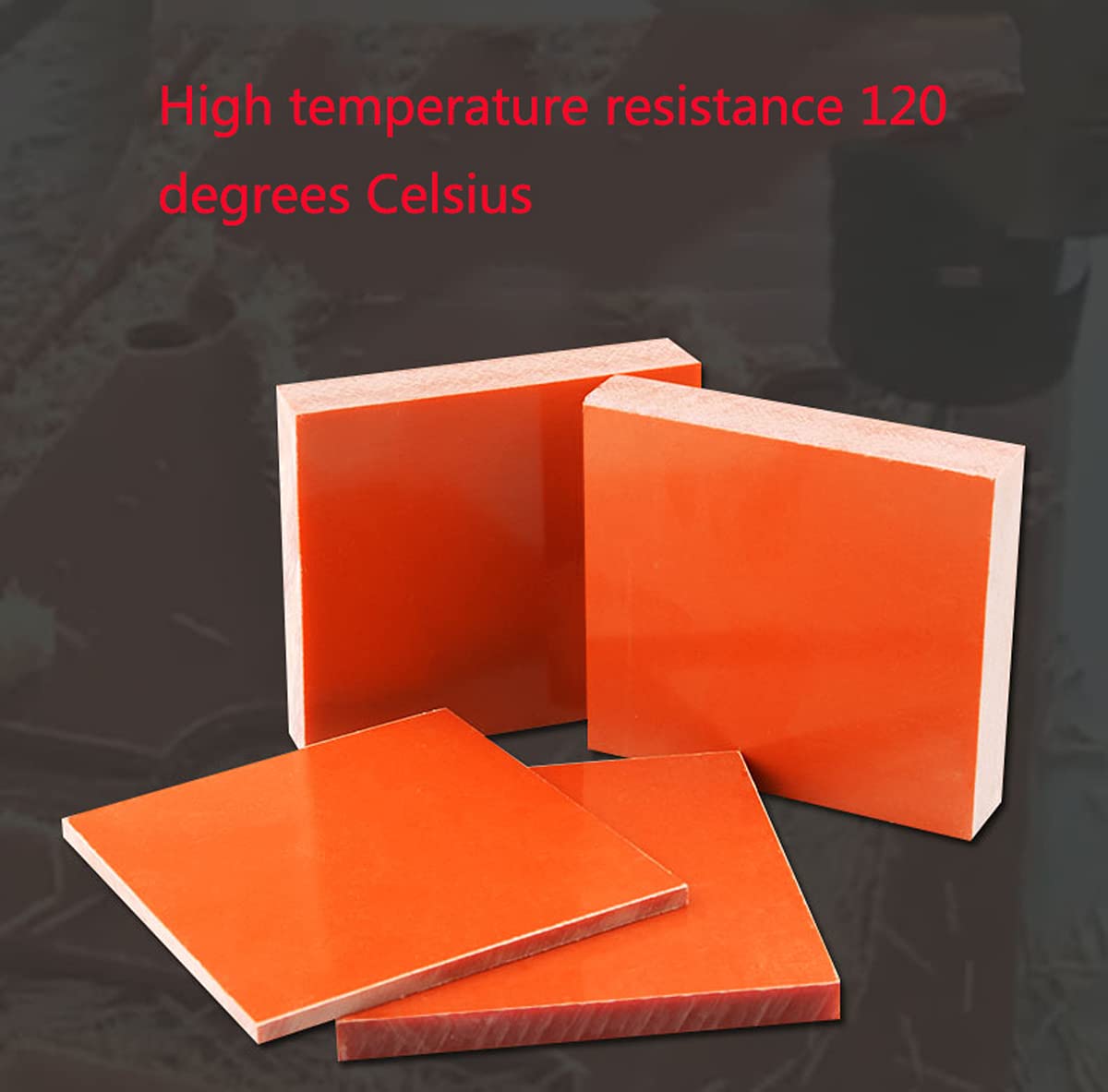 Lot de 2 plaques plates en résine phénolique Bakélite 8 mm x 100 mm x 200 mm, adaptées aux machines PCB