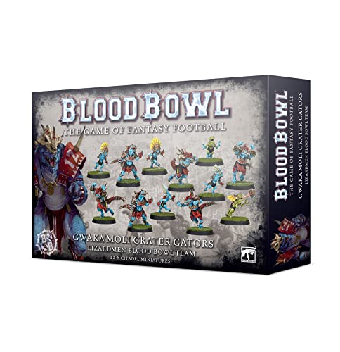 Games Workshop - Blood Bowl: Lizardmen Team - Gwaka'Moli Crater Gators