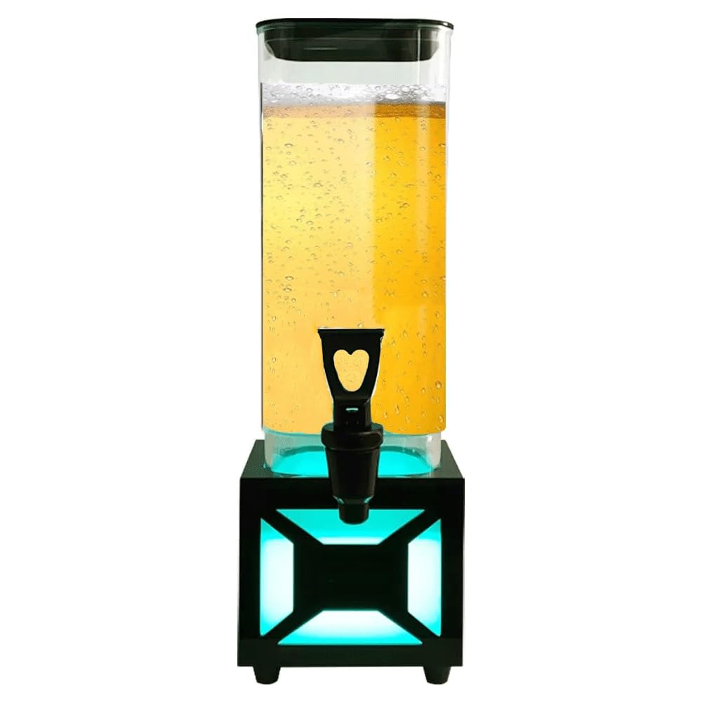 Dispenser For Bevande A Torre Di Birra Giraffe Beer Tower Dispenser Portatile For Fusti Di Birra Con Luce A LED Dispenser For Bevande Da Tavolo Ad Alta Capacità For Bar Di Casa Party Gameday Barbecue