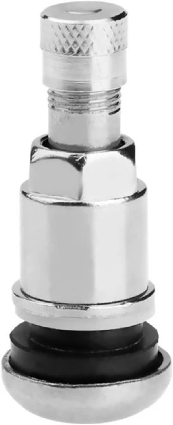 Metal Valve Stems 125pcs Metal Stems Easy-to-Install Stainless Steel Tire Valves for Wheels