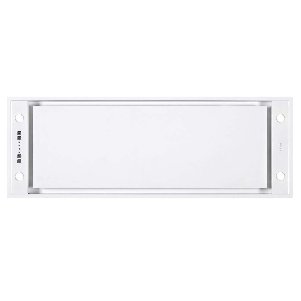 NOVY Pure'Line Mini 821 850 m³/h Encastrada Acero inoxidable, Blanco - Campana (850 m³/h, Canalizado, 69 dB, Encastrada, Acero inoxidable, Blanco, Acero inoxidable)
