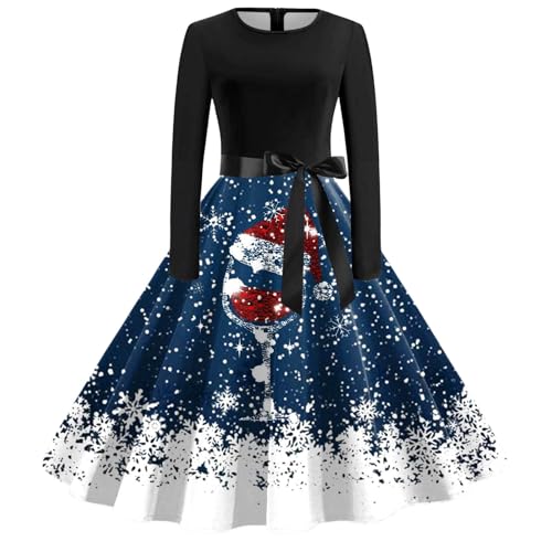 Robe trapèze manches longues chic parfaite pour vos occasions festives et soirées