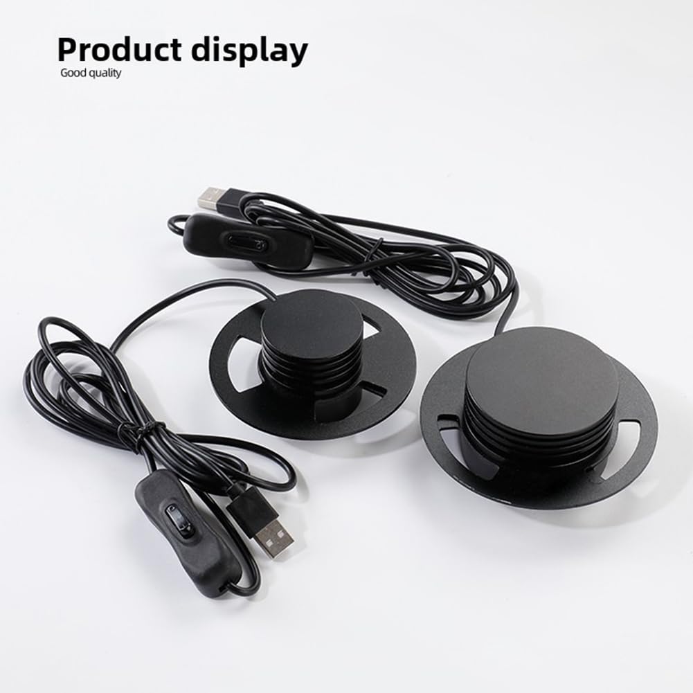 Lámpara LED para Plantas de, Lámpara LED para Plantas, Lámpara USB Ecológica, Lámpara Hidropónica Ventilada, Acuática, 10 W, 15 Cm