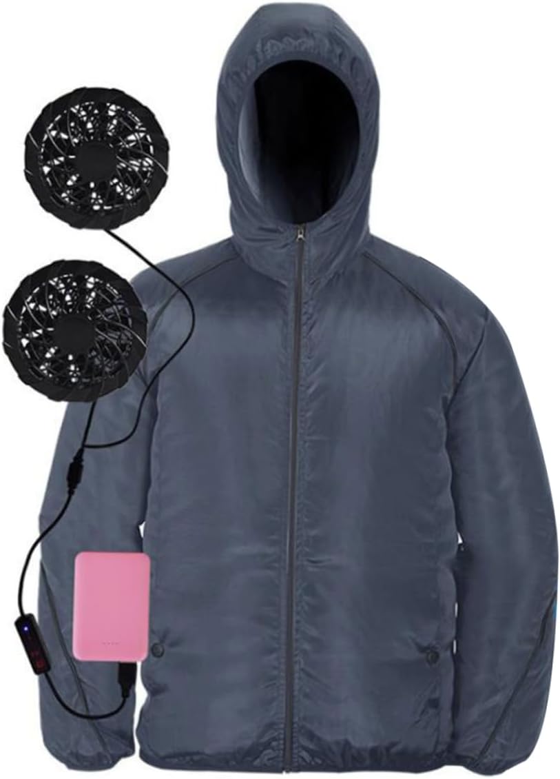 NUOBESTY Cooling Vest with Fan for Men and Women Summer Reflective Cooling Shirt for Outdoor Sports Speed Fan Durable Material Multiple Colors