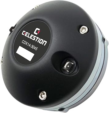 CELESTION 120W 1.4" Neodymium Compression Driver, 240W Continuous, 16 Ohm, 3" Voice Coil, Titanium Diaphragm and Bolt-On Design for Pro High Frequency PA Horn Systems - T6603