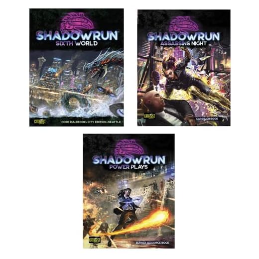 Shadowrun 6E Seattle Edition, Assassins Night, Powerplays Bundle