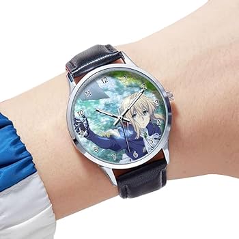 Amazon.co.jp: ヴァイオレットエヴァーガーデン 腕時計 ウォッチ 時計