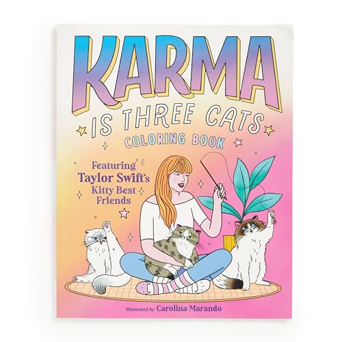 Karma is Three Cats Coloring Book