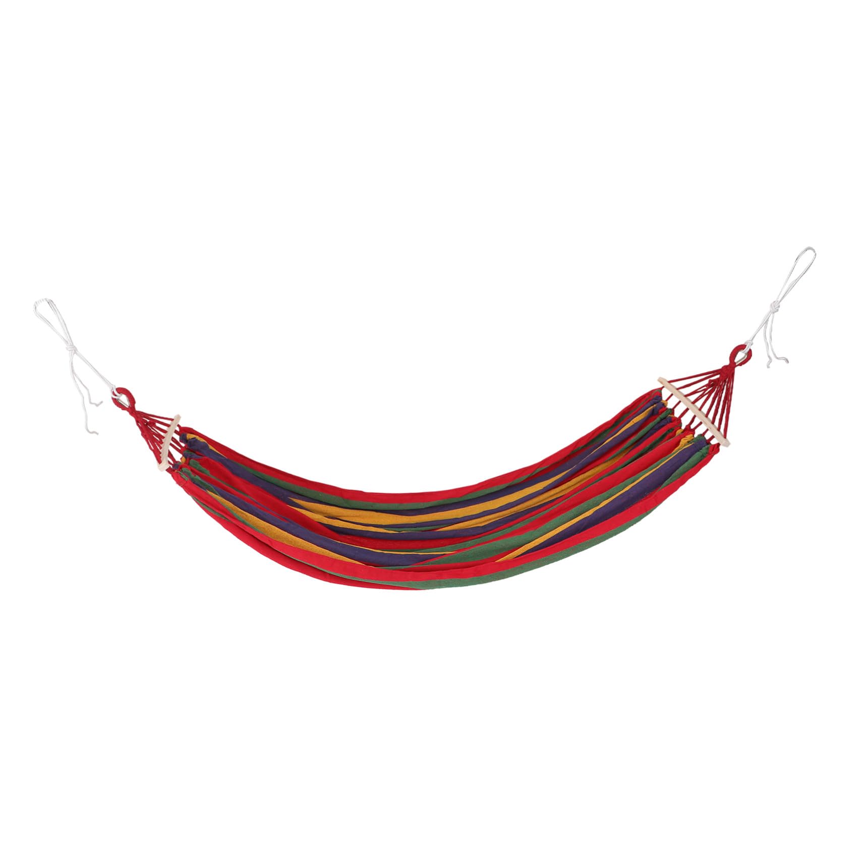 Hamac extérieur anti-basculement grand format avec barres de bois