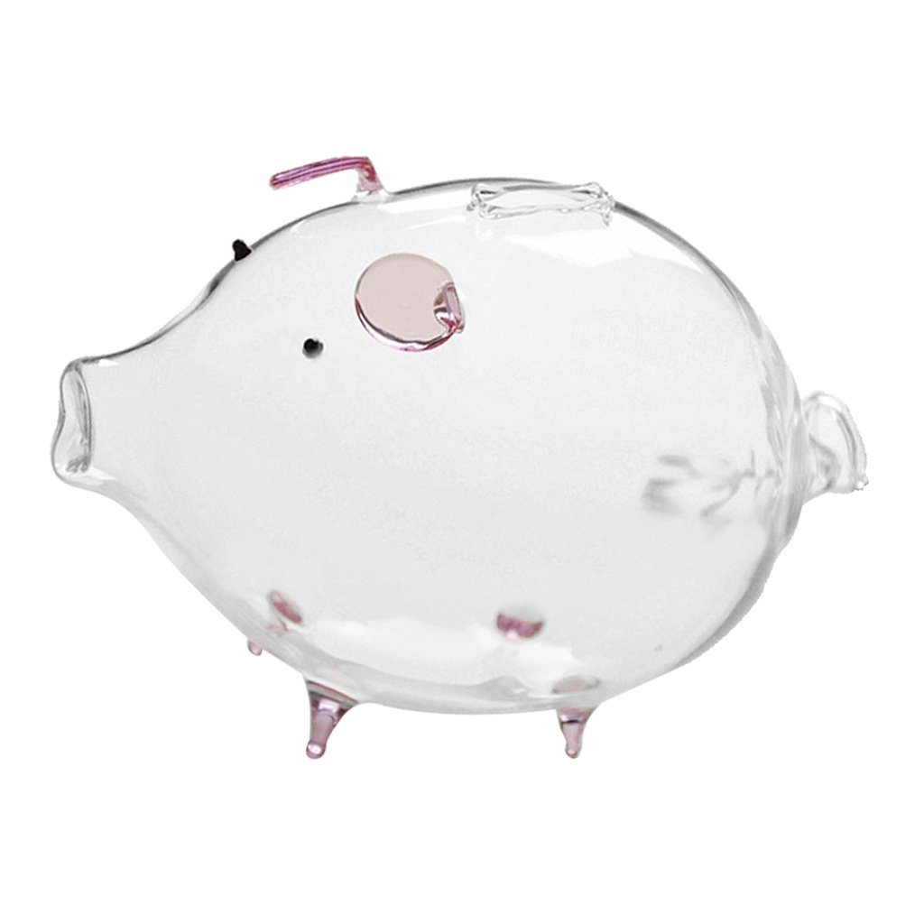 Buy Generic Piggy Bank Design Glass Money Box Vase Bottle Terrarium