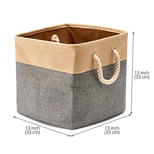 Faltbox EZOWARE 3er-Set faltbare Stoff Aufbewahrungsboxen