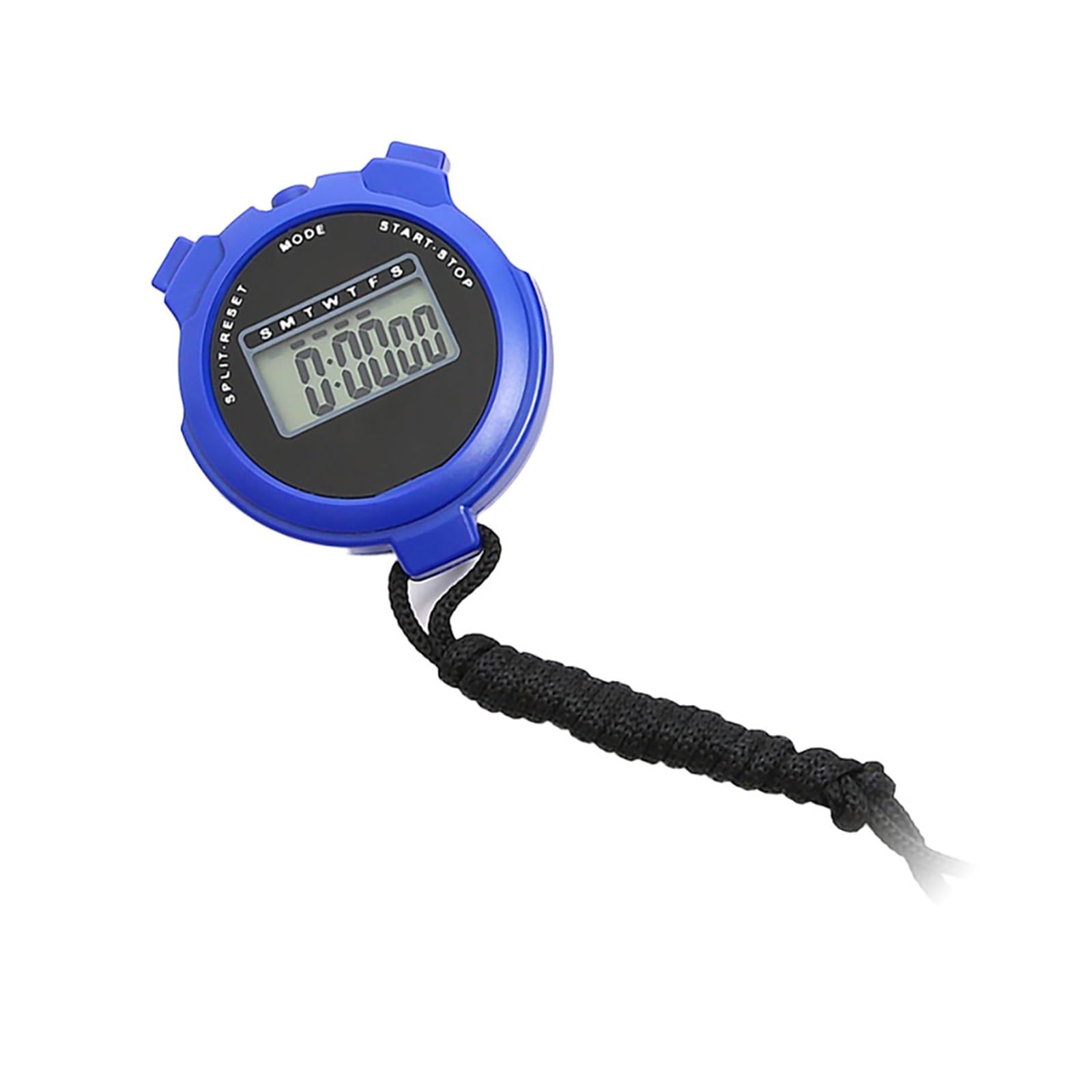 Cronómetro Deportivo Digital, cronómetro Compacto, cronógrafo(Blue)