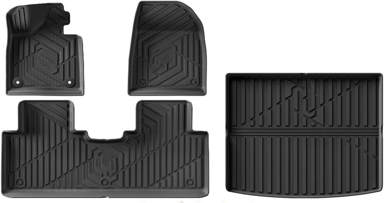 Car Boot Mat for LEAPMOTOR for C10 2024 2025 LHD & RHD TPE Floor Mats & Cargo Liners, All Weather Trunk Mat Heavy Duty Pad