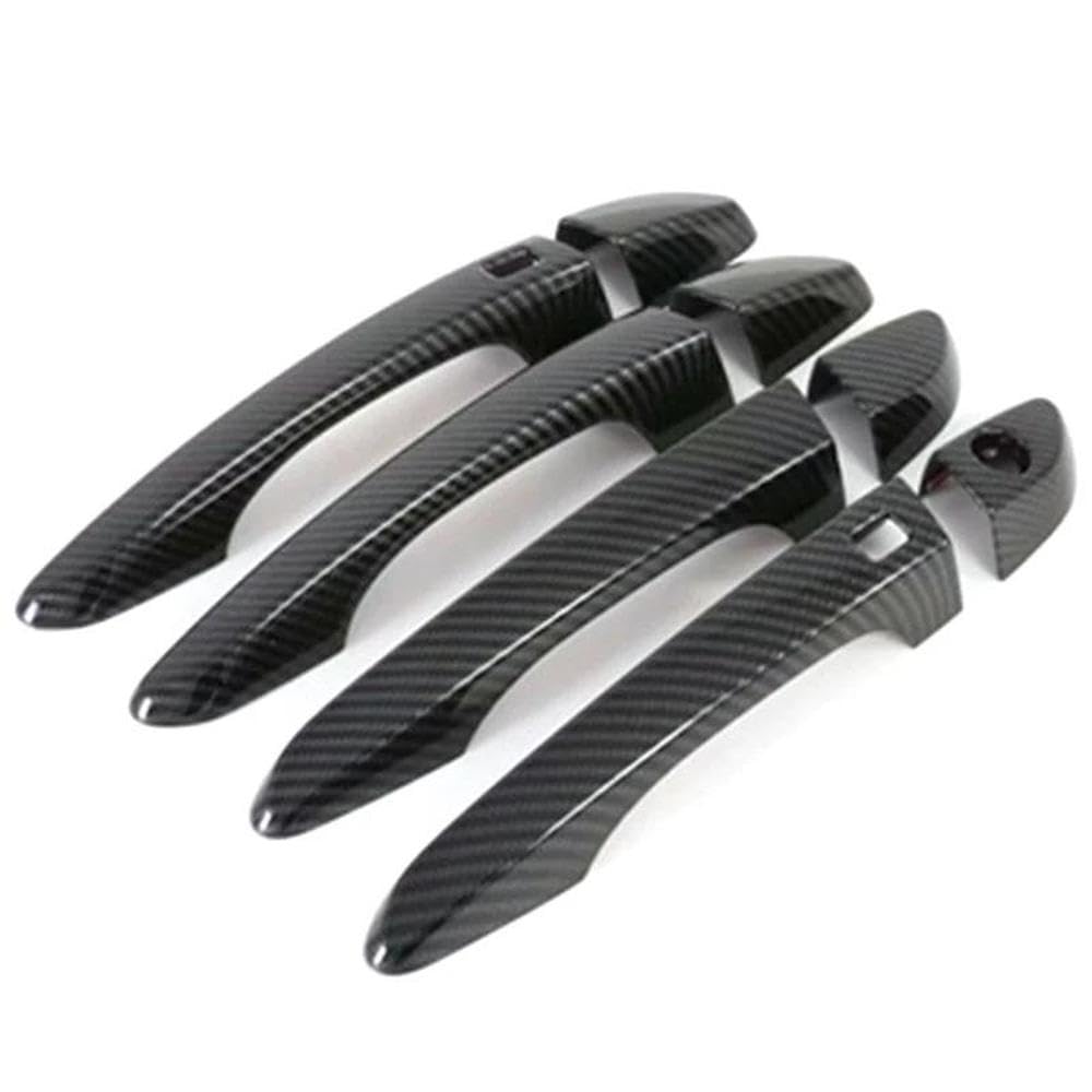 SXQPOCAR Car Door Handle Cover Trim Molding Catch Overlay Sticker Accessories for Hyundai Tucson TL 2015-2018 2019 Replacement Parts