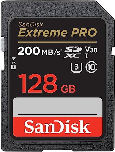 SanDisk Extreme PRO SDXC UHS-I 128 GB Memory Card (V30, 200 MB/s Transfer Speed, U3, 4K UHD Video, SanDisk QuickFlow Technology, Temperature-Resistant) - View 3