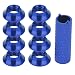 Dilwe RC Transmitter Gear Switch Lock Nuts Vehicles Aluminum Spare Parts Fits for FUTABA Remote Controller Kits(Dark Blue)
