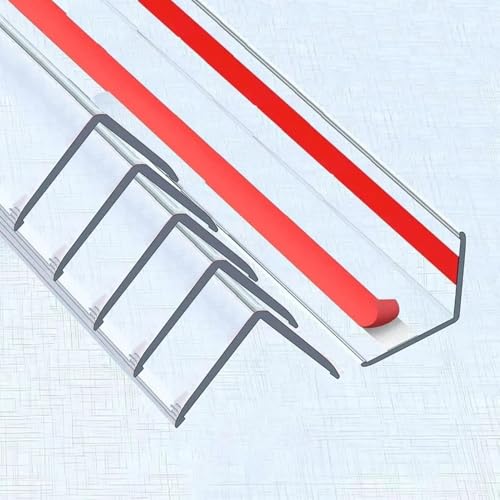 Image of Clear Self-Adhesive Wall Corner Guards Walls Edge Protector & Corner Protectors for Wall, Furniture Corner, Door Easy to Install for Baby (6 Pcs, 1.2in x 39.5in)