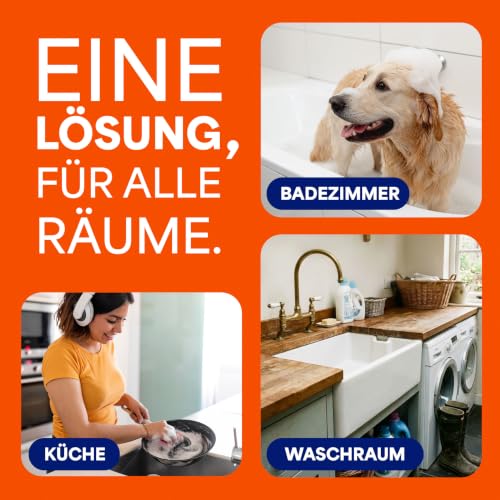 Foto von Drano Extra Stark, Abflussreiniger, Rohrreiniger für Küche & Bad, 3er Pack