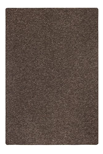 Kurzflorteppich Sisaloptik Wohnbereich Uni dunkelbraun 80 x 200 cm. Weitere Farben und Größen...